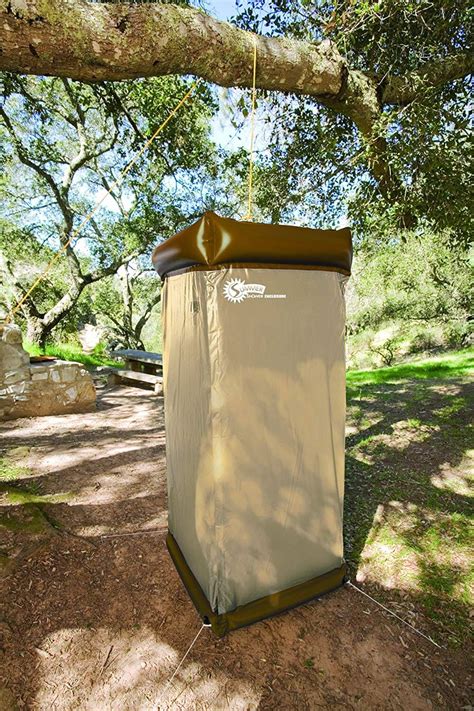 simple temporary outdoor shower